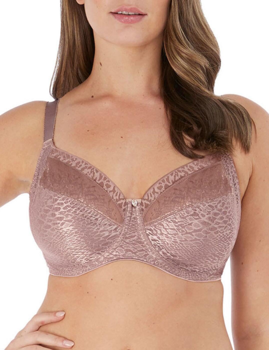 Fantasie Women's Envisage Underwire Full Cup Bra with Side Support Coverage, Taupe, 36D