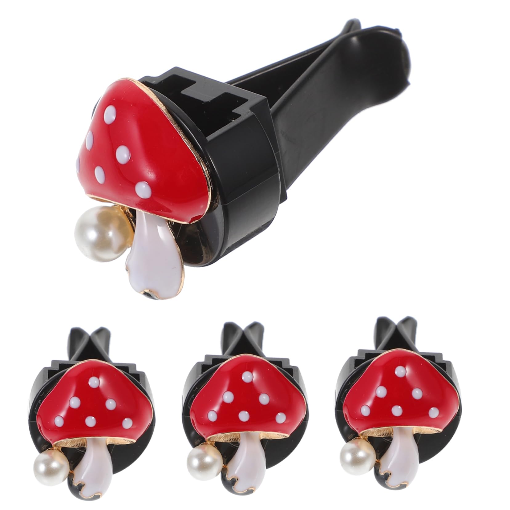 Cabilock 5 Set Clip Decorativa per Bocchetta Aria Auto da Fungo Profumatore per Interni Auto Facile da Installare E Versatile per Ogni Occasione 4 Pezzi*5
