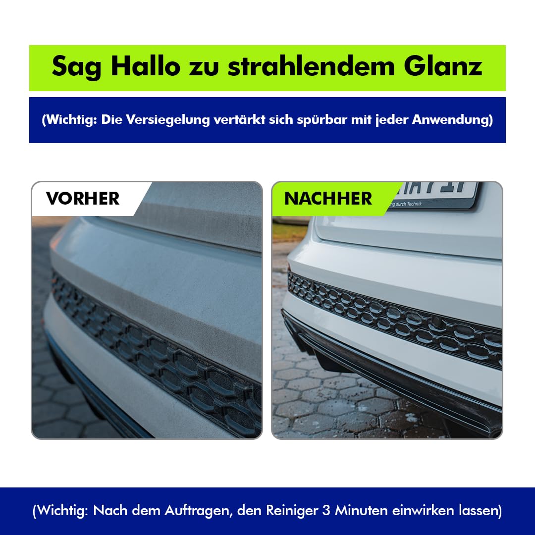 CleanTruck® HighPower Shampoo Auto – Profi Autoshampoo mit Heidelbeerduft | Kraftvolle Reinigung für Lack, Felgen & Kunststoff | Entfernt Bremsstaub, Öl & Insekten | 5L Konzentrat = 100L