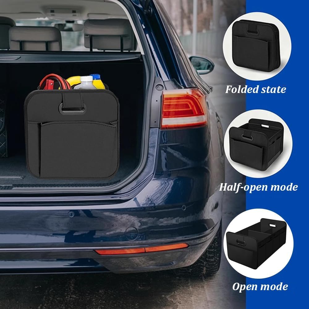 Kofferraum Organizer für Land Rover Range Rover Sport 2018-2022, Auto Tasche Faltbare Kofferraumtasche Stabil Rücksitz Aufbewahrungsbox Kofferraumbox Wasserdicht Neu
