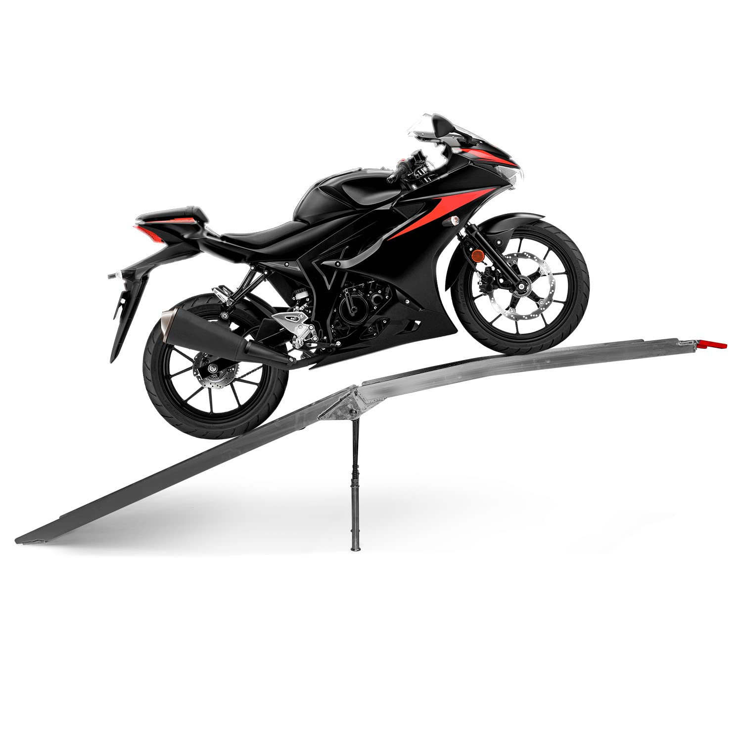 Taurus - Rampa da carico antiscivolo da 250/500 kg. Rampa da carico robusta ed ultraleggera per moto scooter e quad (Taurus 500kg)
