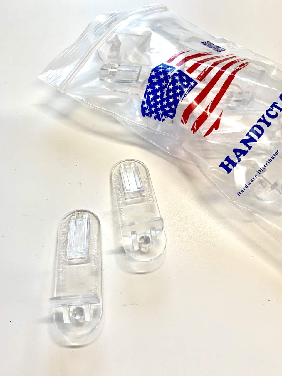 Shelf Support Clear 5mm X 3/4 60/Bag 3253cl