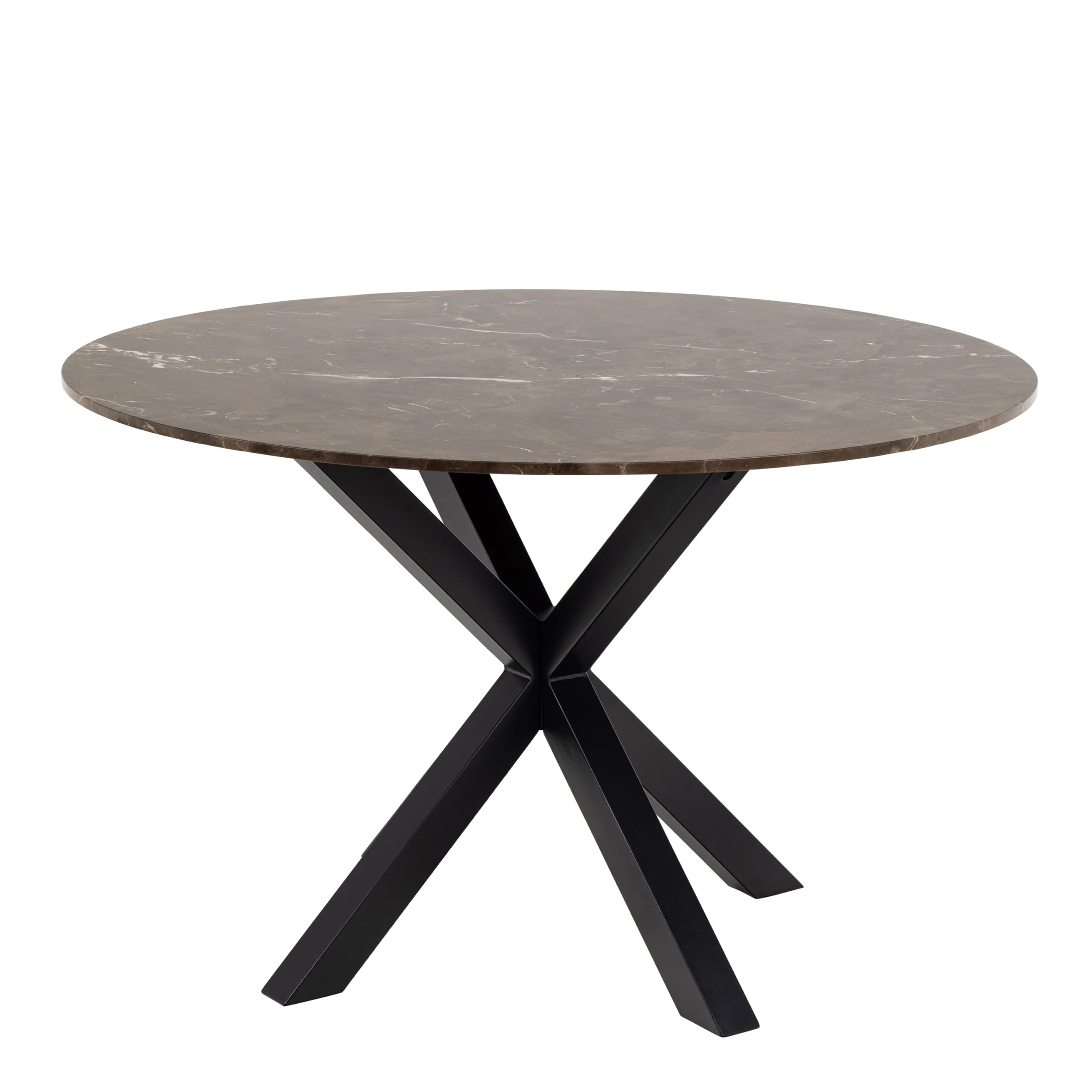 Furniture To Go | Heaven, Brown, Dining Table with Polished Marble Top