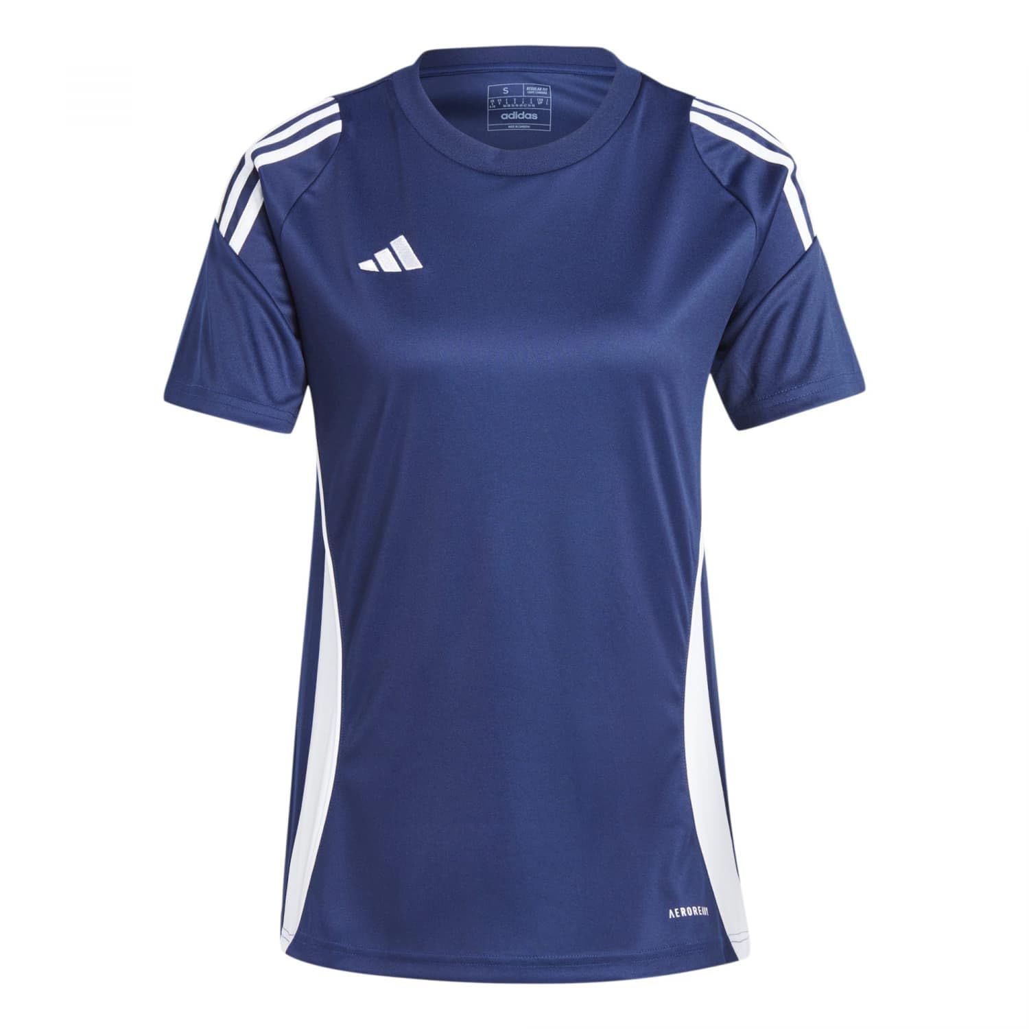 adidas Femme Tiro 24 Shirt, Team Navy Blue 2/White, XXL