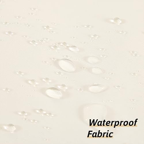 Miniatura 3 de Furlinic Cortina de ducha pequeña sin gancho, 48 x 78 pulgadas, cortinas de baño de tela de poliéster de tamaño medio estrecho con 6 ojales