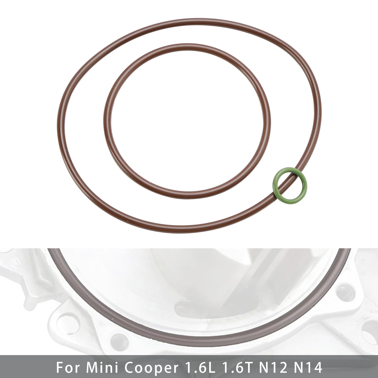 Topteng Vacuum Pump Reseal Rebuild Kit 7556919 Gasket Adatto per Mini Cooper 1.6L 1.6T N12 N14