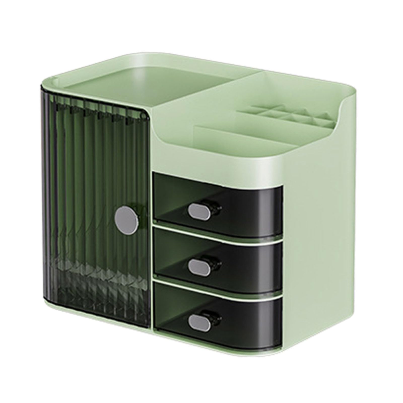 Kalttoy Capacity Jewelry Organiser Dustproof Cosmetic Tool Holder Multilayer Storage Box for Brushes and Small Items Living Room Organiser