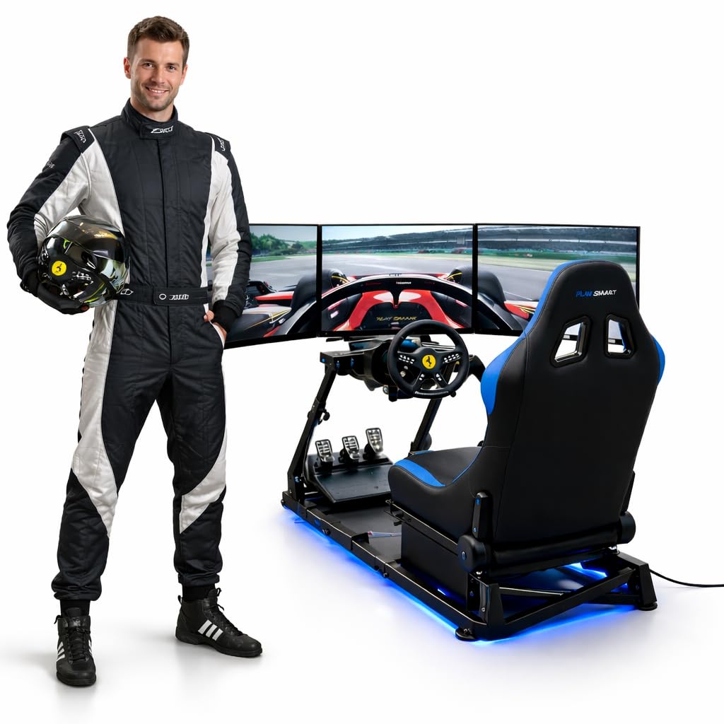 EGOTECH Smart Racing Seat Simulatore di Guida Pieghevole Regolabile