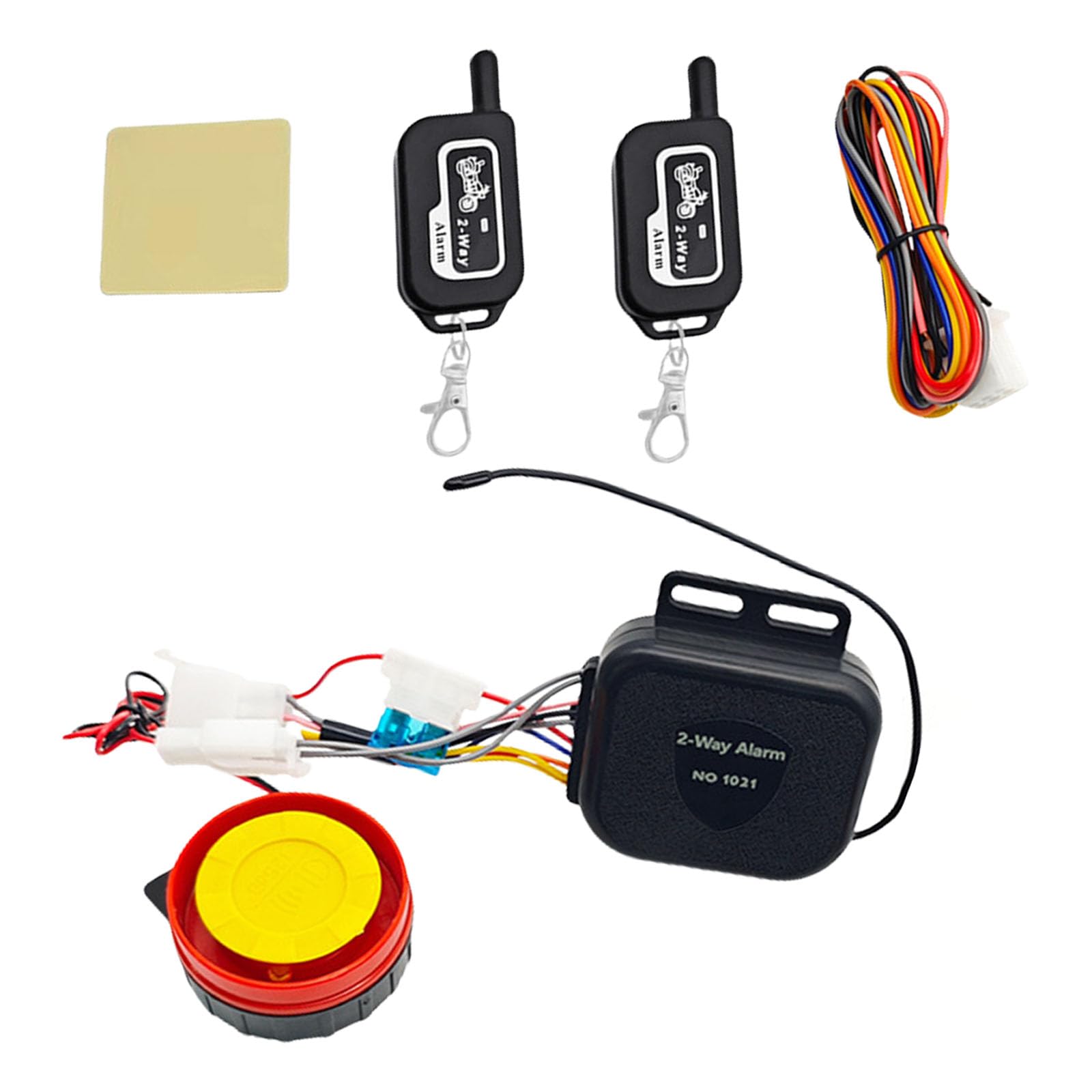 Allarme antifurto completo per bici, con avviamento, facile da usare, sistema sicuro per moto, set di allarme stabile per bici e moto, sistemi antifurto elettrici con avvio remoto per veicoli