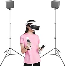 EMART VR Tripod Stand, Compatible with HTC Vive, VR Base Station 2.0, Sensor Stand for Oculus Rift Constellation (2 Pack)