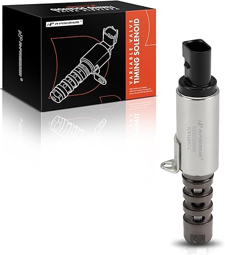 A-Premium Solenoide de sincronización de válvula variable del motor (VVT) compatible con Volkswagen Jetta, Passat, Golf, Beetle, Touareg, Rabbit y