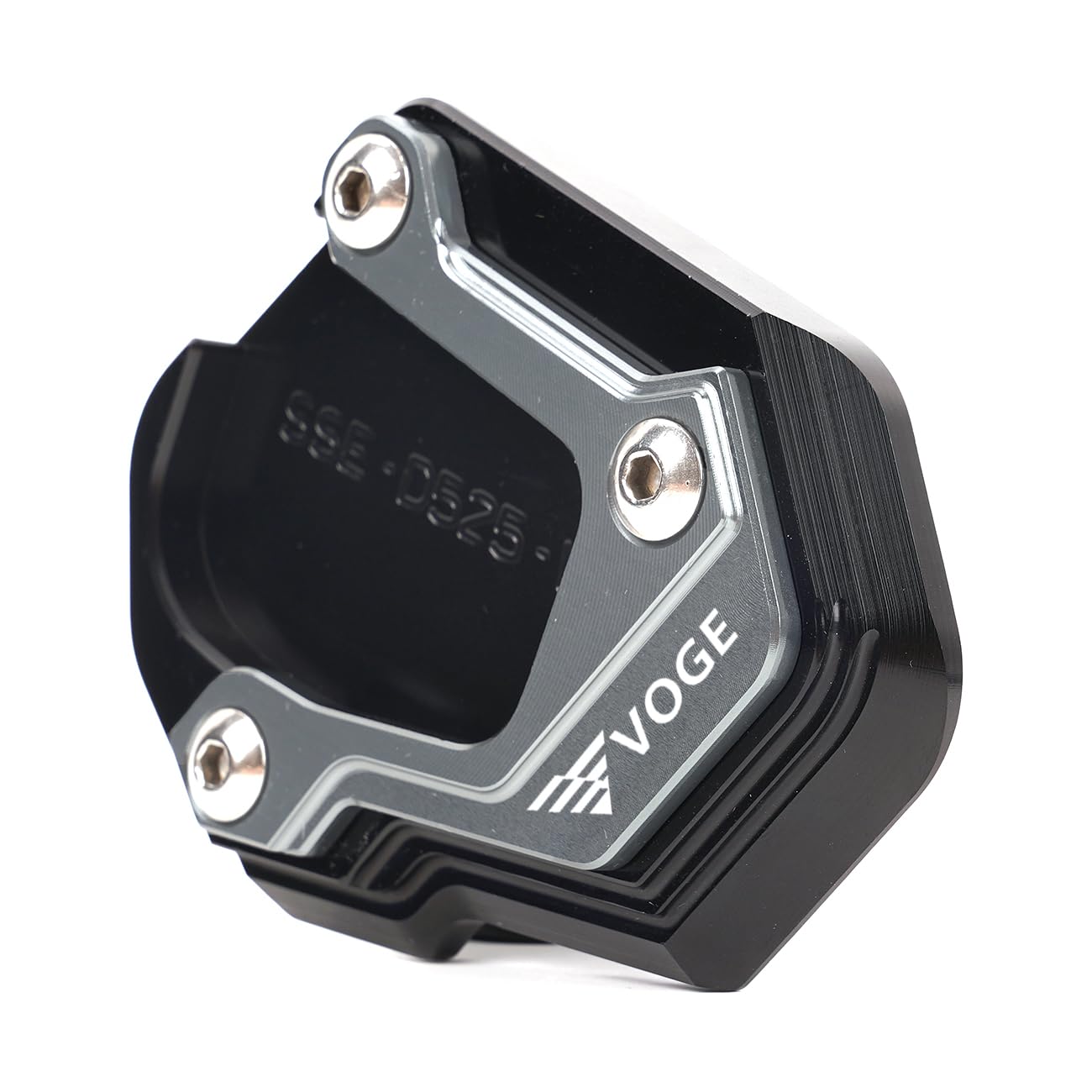 Piastra Supporto Laterale Estensione Cavalletto Moto Accessori per Voge Valico DS900X DS525X DSX525 DSX900 525 900 DSX 525dsx 900dsx VOGE 300 Rally 2024 2025 (Grigio)