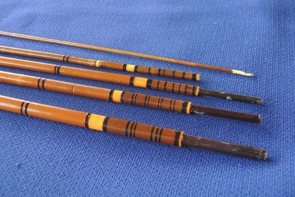 Amazon.co.jp: タナゴ竿 郡上竿 和竿職人福手福雄作 総巻竿 印籠継ぎ