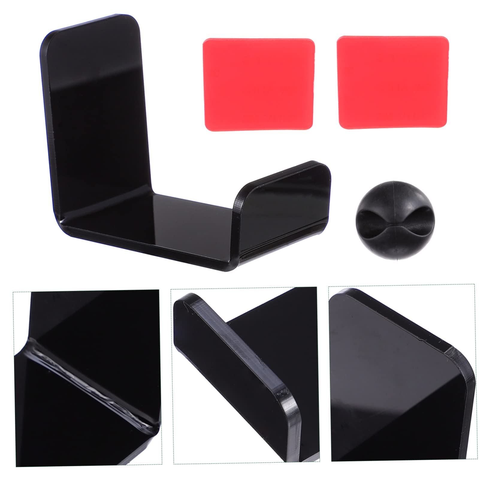 Hemobllo 6pezzi Supporto Adesivo Per Cuffie Da Gaming Gancio Per Headset Facile Installazione e Spazio Ordinato Per Scrivania e Ambienti Gaming