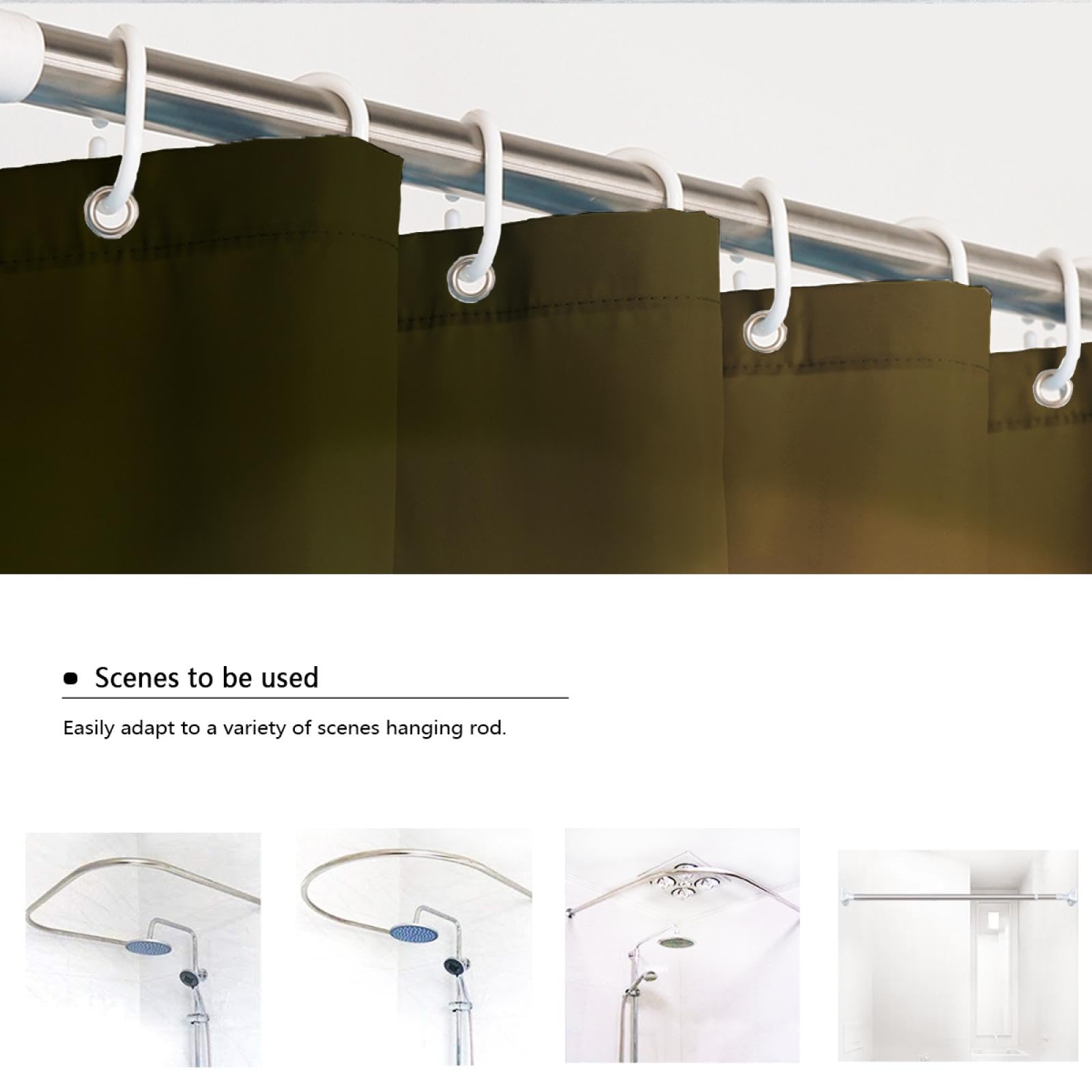 Coucher Soleil crépuscule Rideau Douche Lotus Pierres équilibrées Étang Rideaux Bain Douche pour hôtel Spa Salle Bain Décoration Étanche Séchage rapi200 x 240 cm