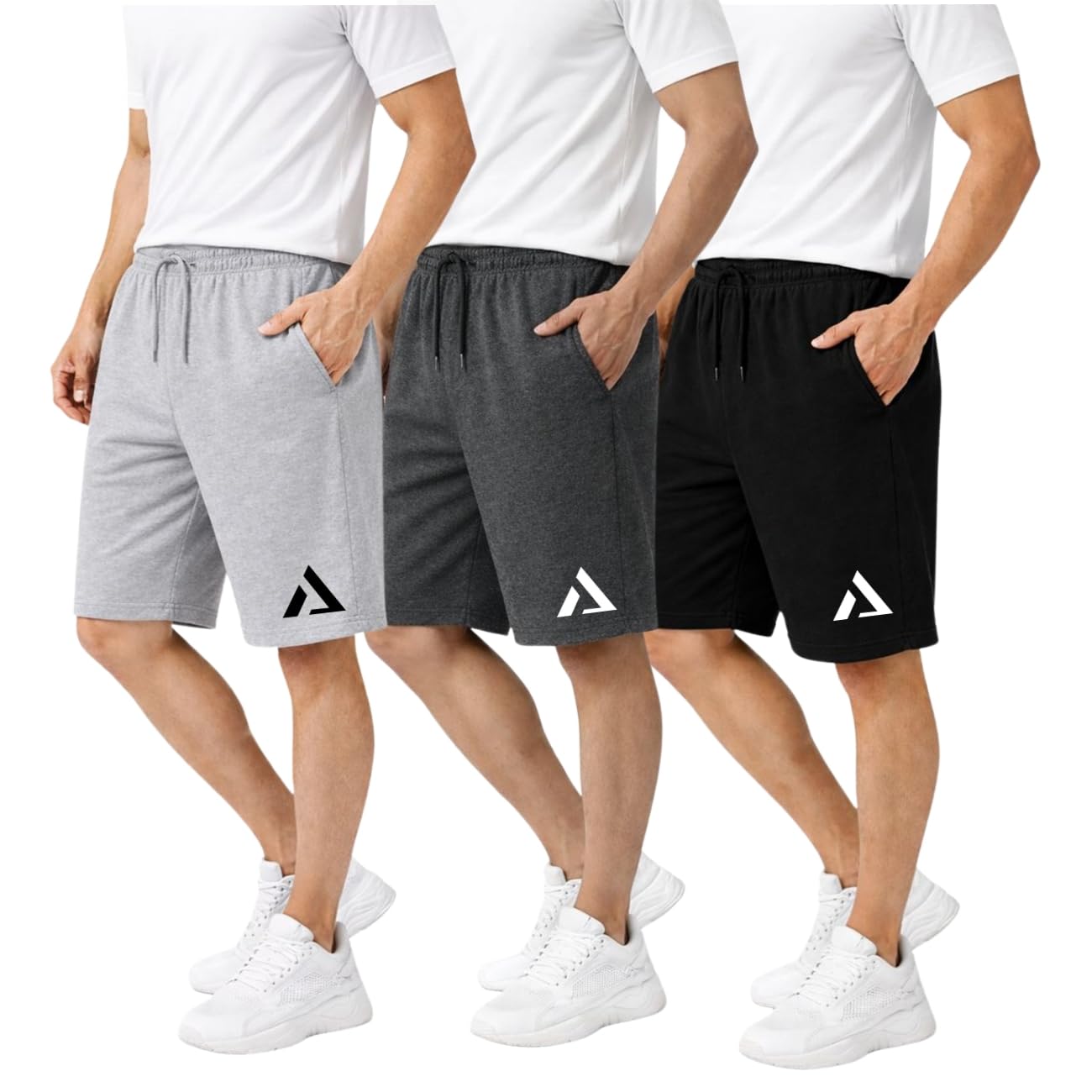 Plus Sizes Men's Cotton Knee Length Shorts(M,L,XL,XXL,3XL,4XL,5XL Shorts) | Casual and Night Wear Mens Shorts