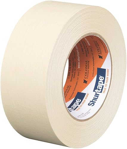 Miniatura 2 de Shurtape Colonial - Cinta adhesiva de alta adherencia, 1.890 in x 180.4 ft, natural, caja de 24 rollos (101534)