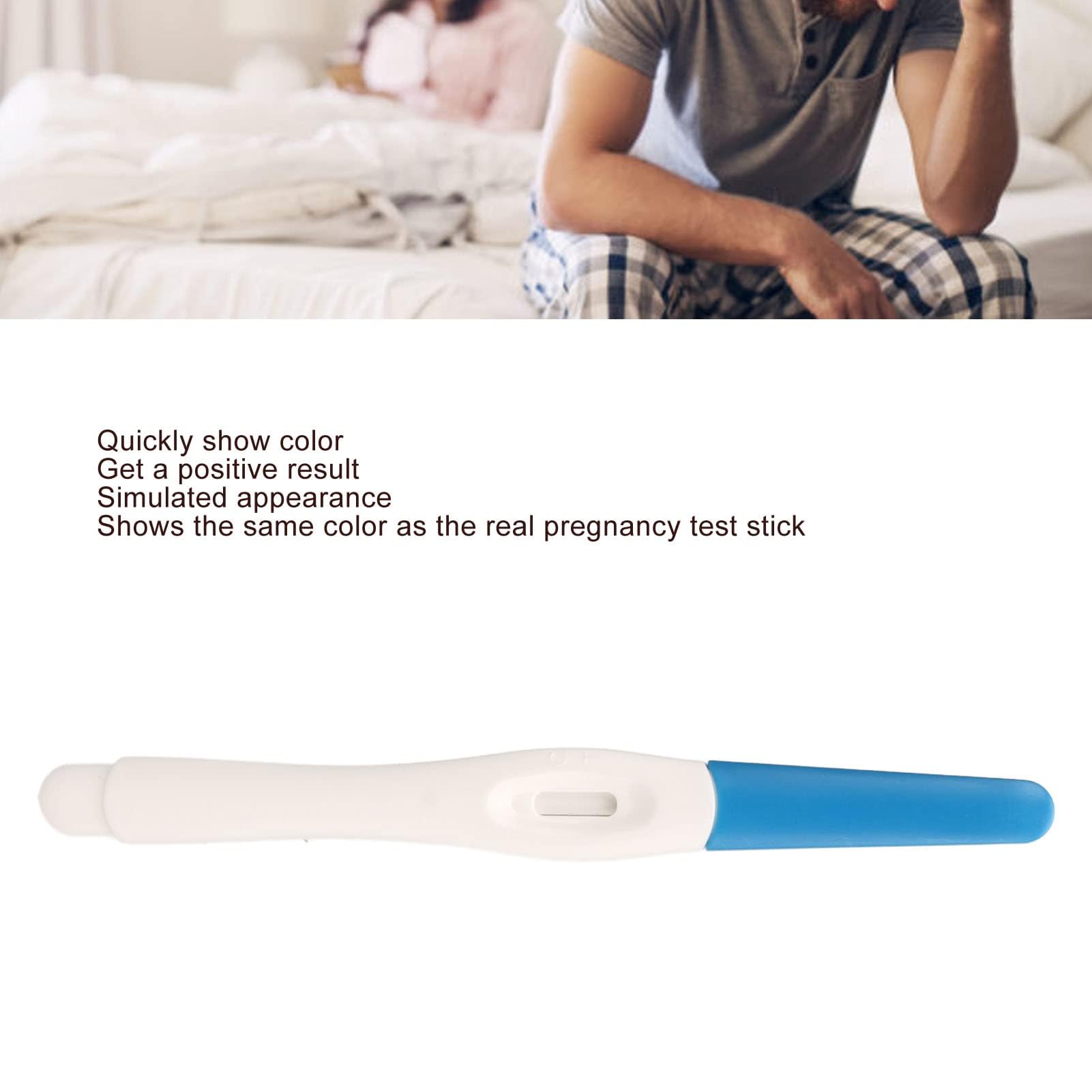 Faux test de grossesse positif, test de grossesse positif, faux résultat précoce Le test de grossesse sera toujours positif pour la blague pratique