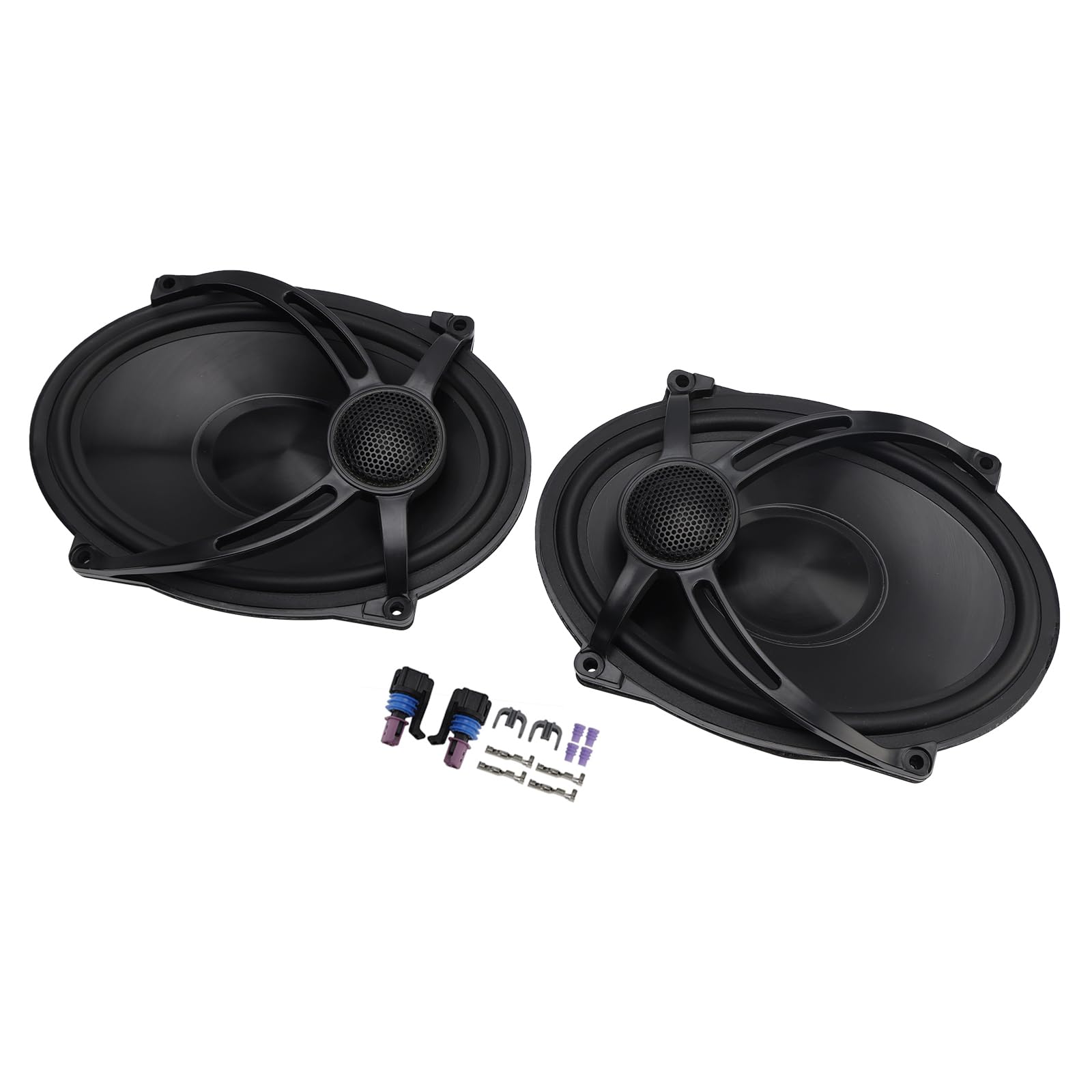 MAD HORNETS 5"X7" Saddlebag Lid Speakers Black Adatto per Touring Road Glide Flhr 1994-2024 2023