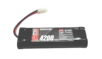 タミヤバッテリーＲＣ Amazon.co.jp: NASTIMA 7.2v ニッケル水素バッテリー 4000mAh