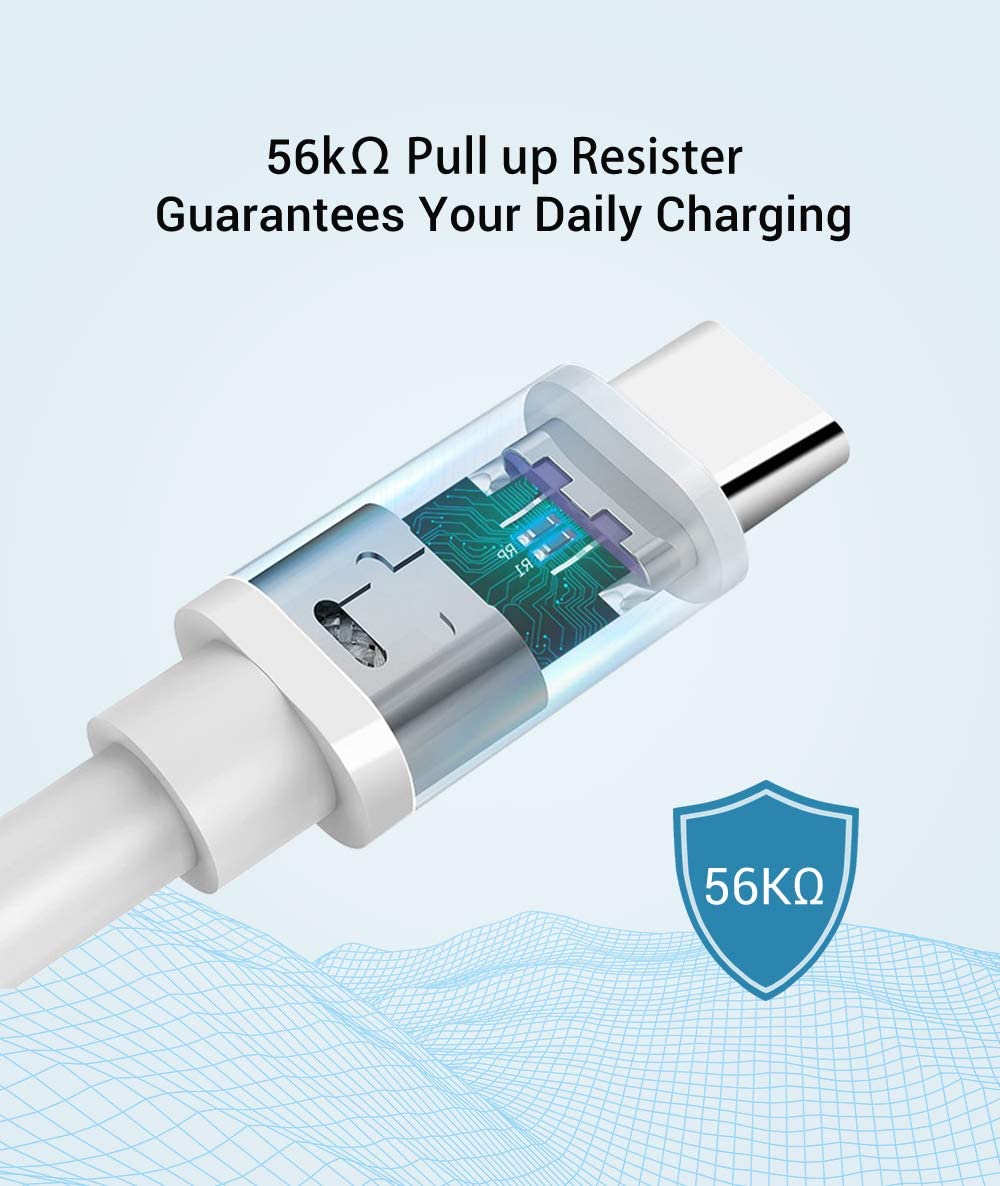 Quntis 40W 2M Cavo USB Type-C Ricarica Rapida, 5A Cavo Huawei Supercharge per Huawei P40/ P30/ P20 Pro/Mate 30/20 Lite, QC 3.0 Cavo Samsung Tipo C per Galaxy, Cavetto Xiaomi, Sony, OnePlus