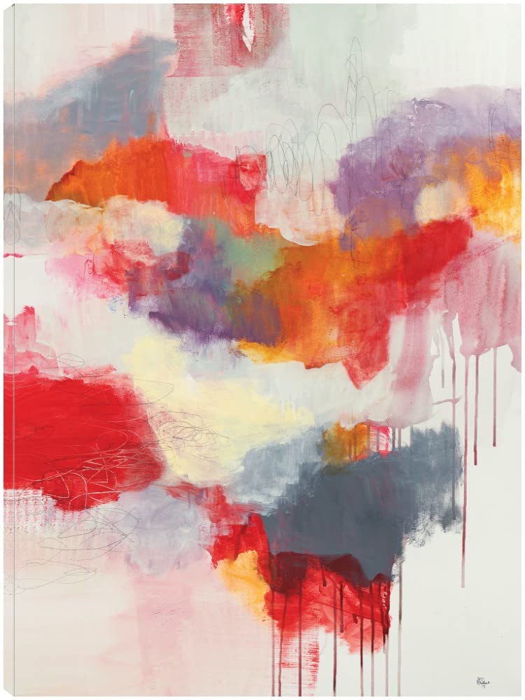 Fine Art Canvas Float Away I Canvas Wall Decor by Artist Lisa Ridgers for Living Room Bedroom Bathroom