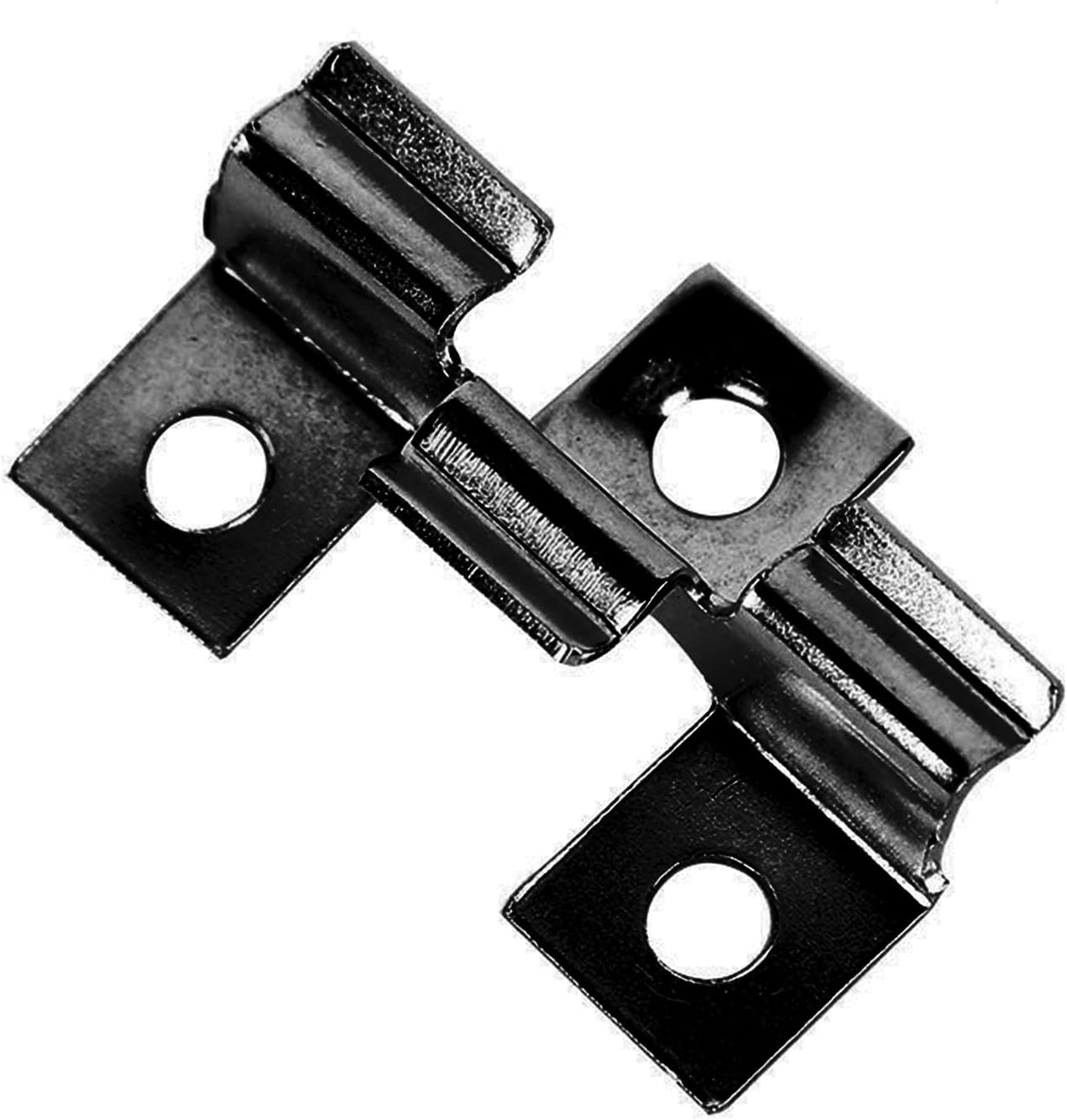 WPC Clips, 100 Pieces, Patio Clips, WPC Plank Mounting Clips, 6.5 mm Stainless Steel Mounting Clips (100, Black, 8.5 mm)