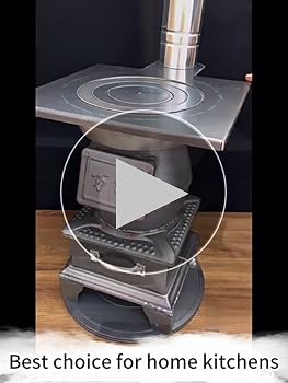 Amazon.com: Cast Iron Indoor Wood Burning Heating Stove