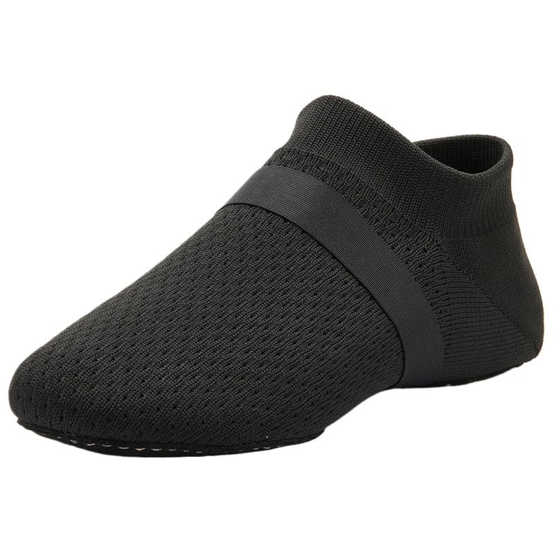 SANGEESON Slip-on Jazz Shoes for Women and Men's Lightweight Breathable Dance Shoes