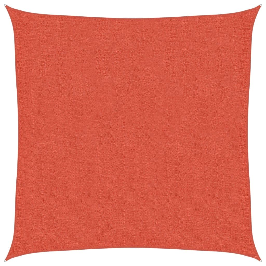 vidaXL Sunshade Sail 160 g/m² Square Terracotta 2.5x2.5 m HDPE — image 1