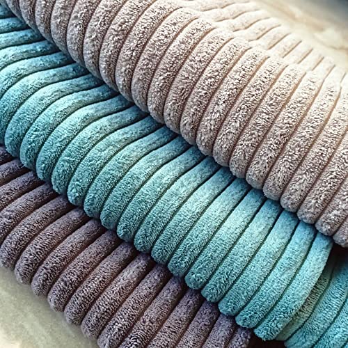 4L Textil Molly Hundekissen Waschbar Mit Bezug Und Reißverschluss für Große Hunde - Hundematte Liegekissen Waschbares Hundebett (Ersatzbezug 100x80 cm, Latte Stripes)