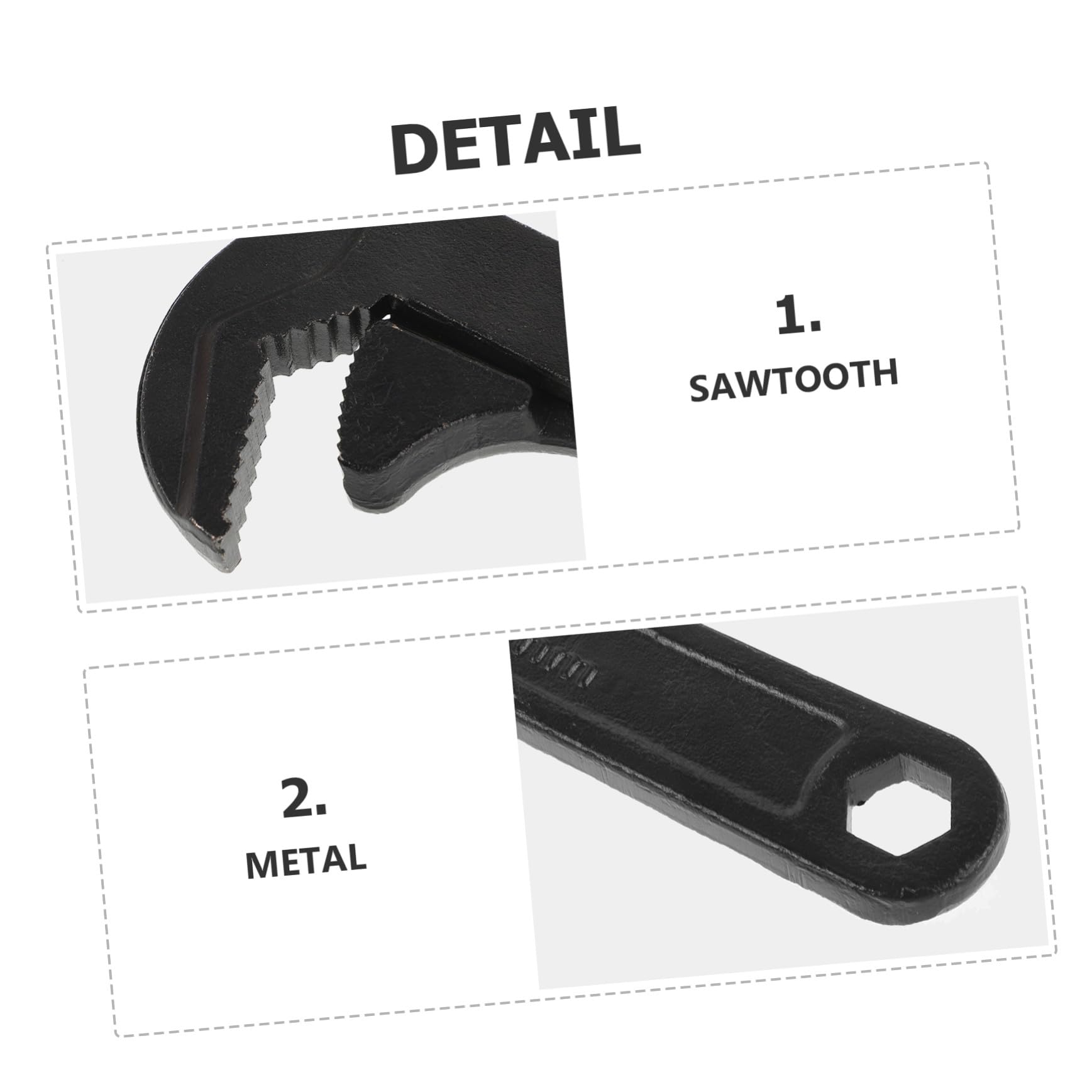 Llave Ajustable de Fontanería Multifuncional Apertura Regulable para Tuberías de Varios Herramienta Profesional para Baño y Fontanería Mango para Fácil Manejo y Transporte