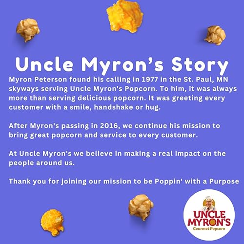 Miniatura 9 de Uncle Myron's Popcorn Mix, 11.0oz, Cheese and Caramel Gourmet Popcorn, Gluten Free, Sweet and Salty Snack, Cheese and Caramel Popcorn Mix, Popcorn