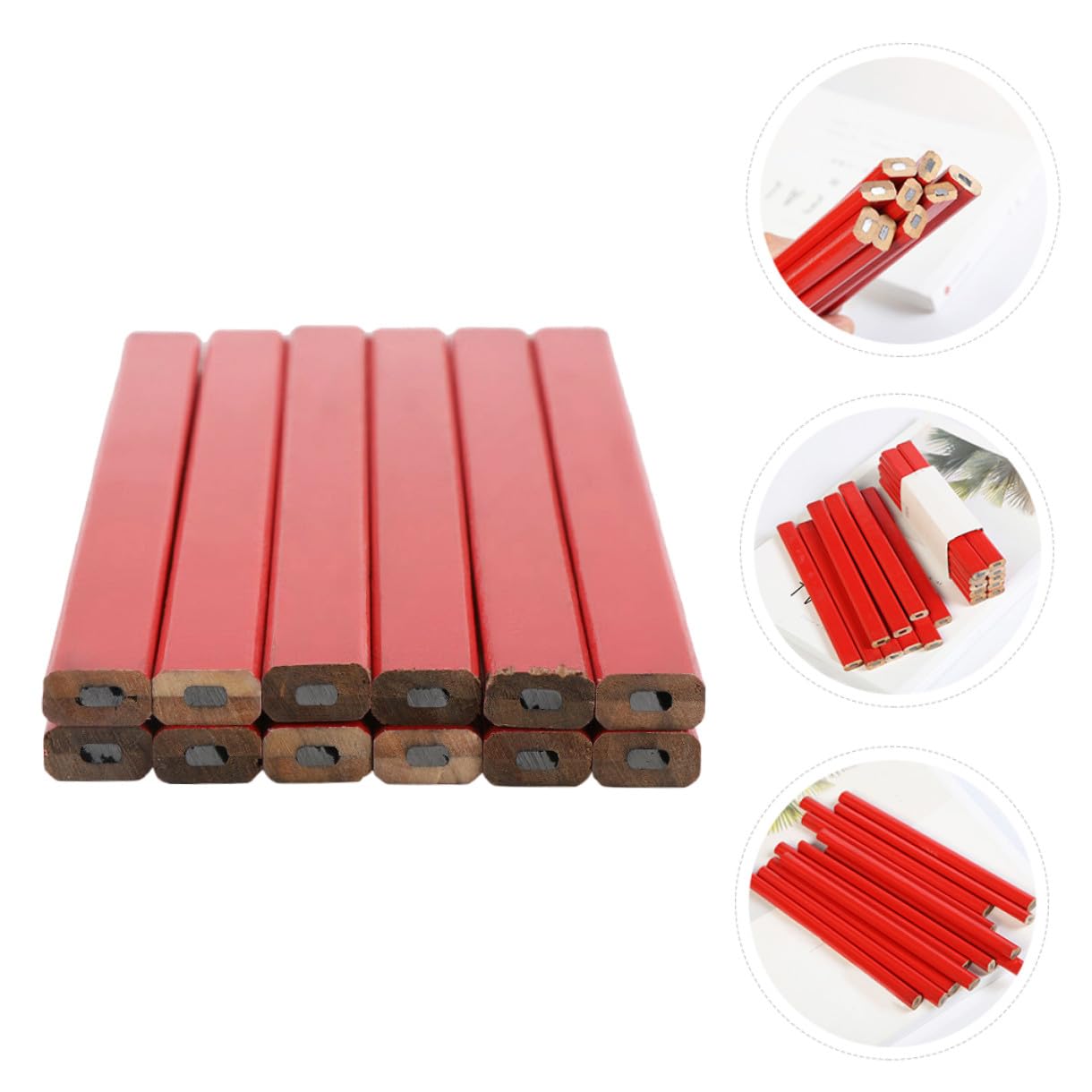 Hemobllo Crayon De Marquage Pour Chantier 72 Pièces Crayons De Menuiserie Industriels Pour Travaux De Construction