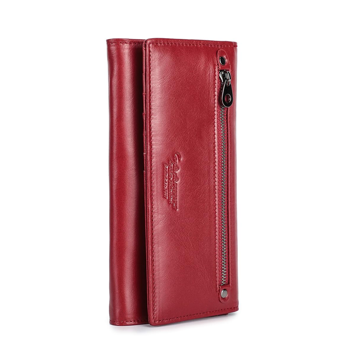 Contacts Carteira Bifold Feminina em Couro Legítimo com 15 Porta-Cartões, Bolso para Moedas, Compartimento para Notas, Porta-ID e Suporte para Celular, Compacta e Luxo(Vermelho) em promoção! Veja a oferta e mais achadinhos de Bolsas 2 Hoje é o melhor dia para comprar Contacts Carteira Bifold Feminina em Couro Legítimo com 15 Porta-Cartões, Bolso para Moedas, Compartimento para Notas, Porta-ID e Suporte para Celular, Compacta e Luxo(Vermelho) com aquele preço maroto! Promoção! Aproveite a oferta! 2