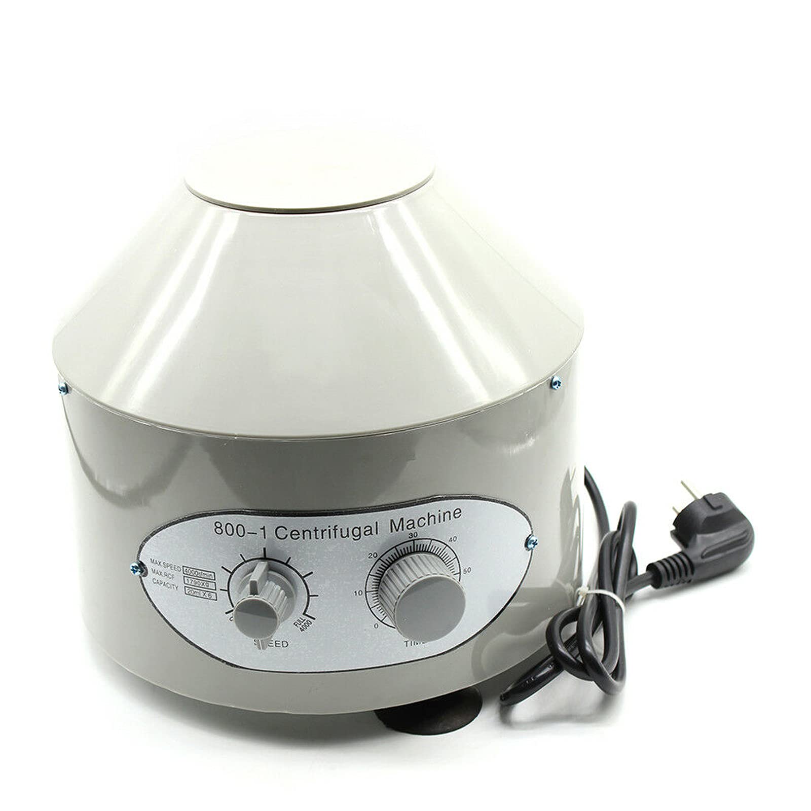 SHZICMY Centrifuga da laboratorio centrifuga da tavolo, 20 ml x 6, 4000 giri/min, centrifuga elettrica, centrifuga da laboratorio, 220 V, 25 W