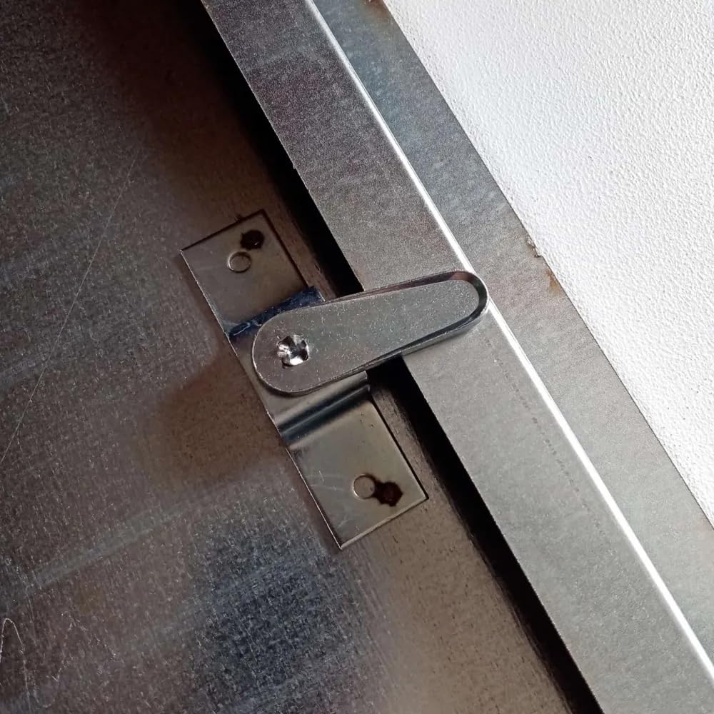 AFLEX Sportello Ispezione Porta Zincata Sportello Contatore Gas Cornice 20 Mm Sportello Ispezione Gas Telaio 0,8 Mm Profondità 25 Mm Lc30 Hc40 Ln26 Hn36 cm