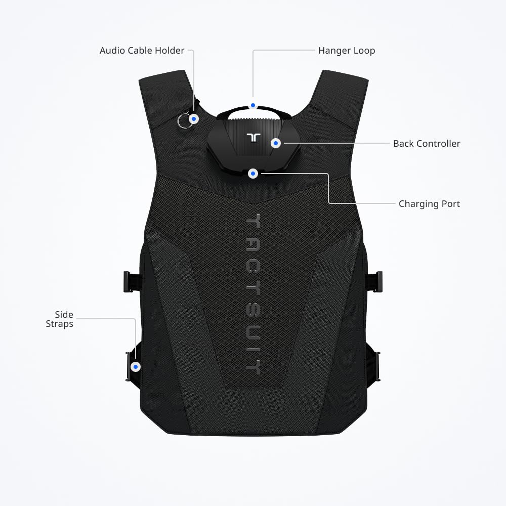 Chaleco háptico BHAPTICS TACTSUIT Air (Rojo/Negro)