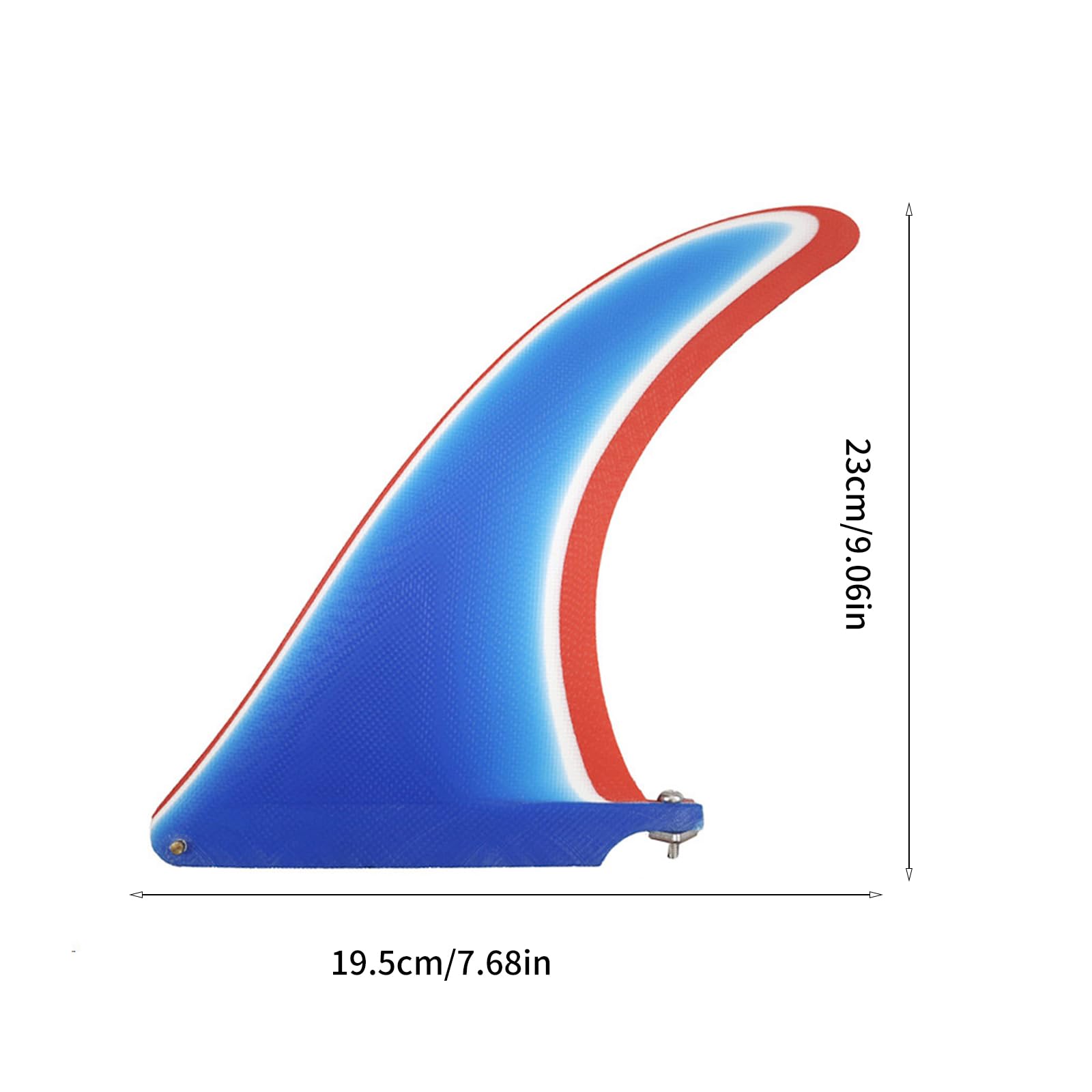 Aileron de planche de surf en fibre de verre, maniabilité de rotation fluide pour améliorer la vitesse, aileron de surf polyvalent