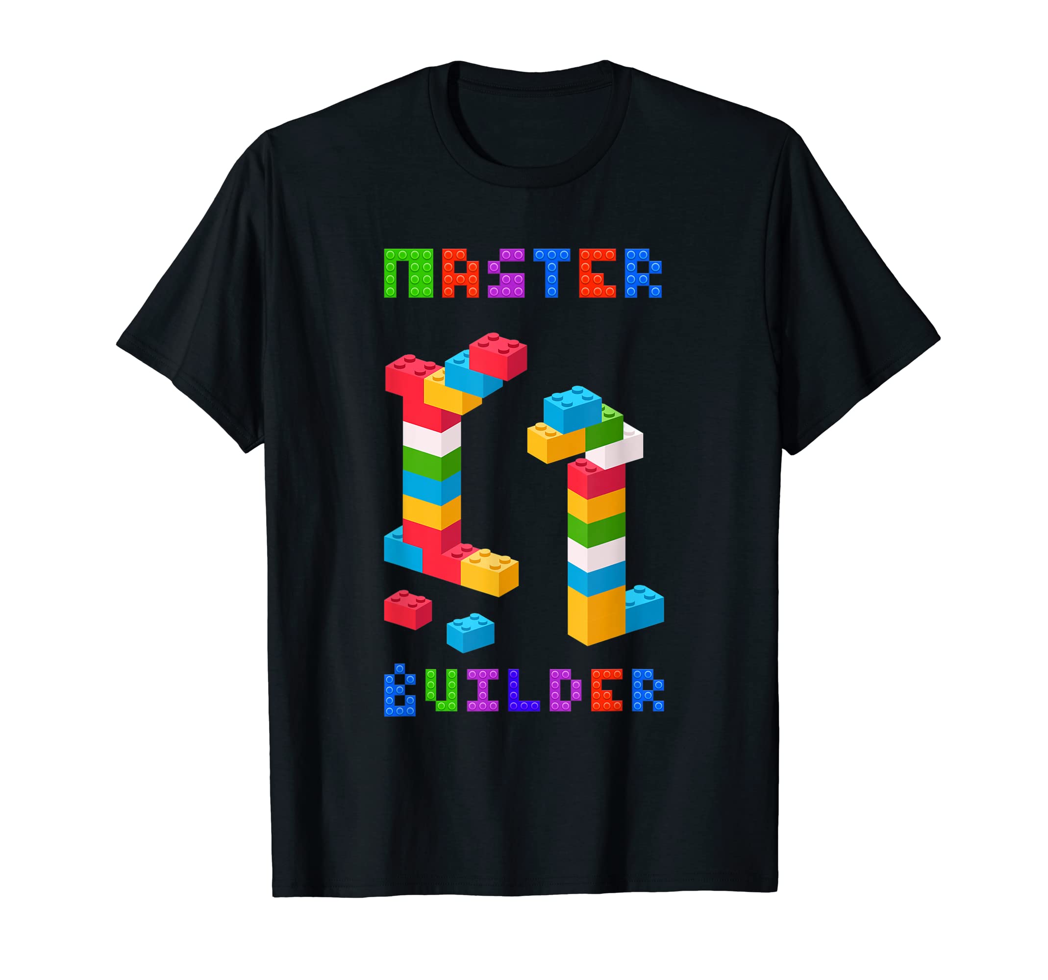 brick builder funny blocks master builder T-Shirt