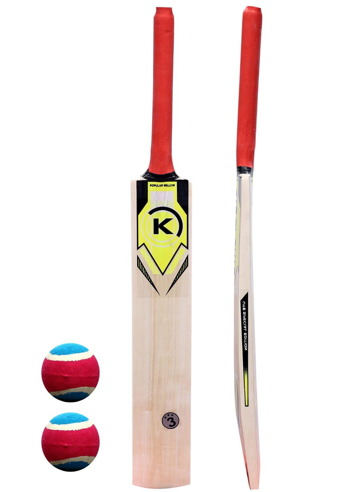 Wooden Popular Willow Cricket Bats for Kids, Pack of 1 (2 Size for (4-6 Years Age) (B0D6GMKD4B) Amazon Price History, Amazon Price Tracker