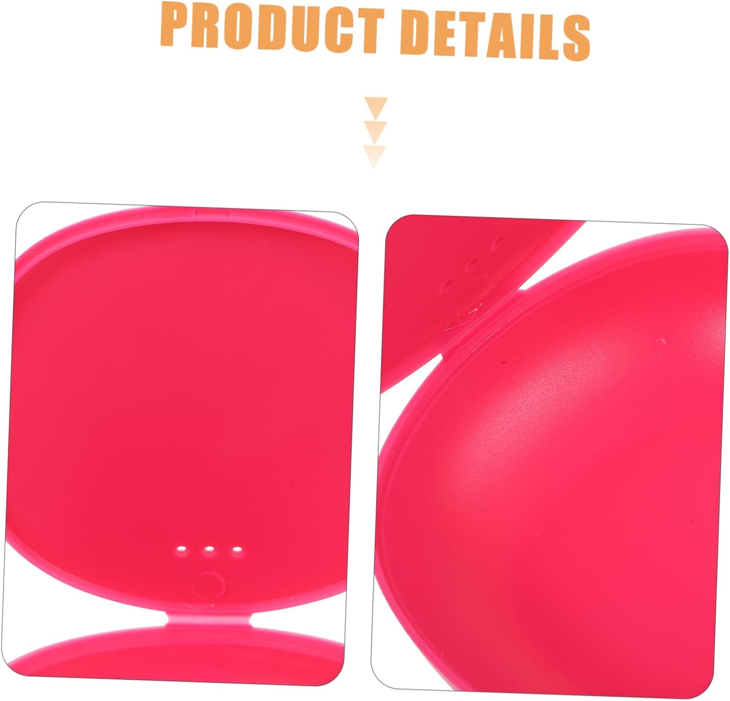 2pcs Storage Box for Cups Durable Smooth Surface Reusable Easy to Clean Convenient Portable Case for Outdoor Use Pink Color