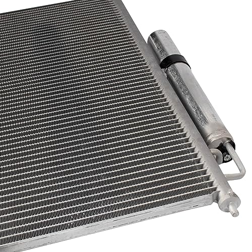Image of TRQ Air Conditioning A /C Condenser Receiver Drier Compatible with 2017-2020 Land Rover Discovery 2013-2021 Range Rover 2014-2020 Range Sport RO3030113