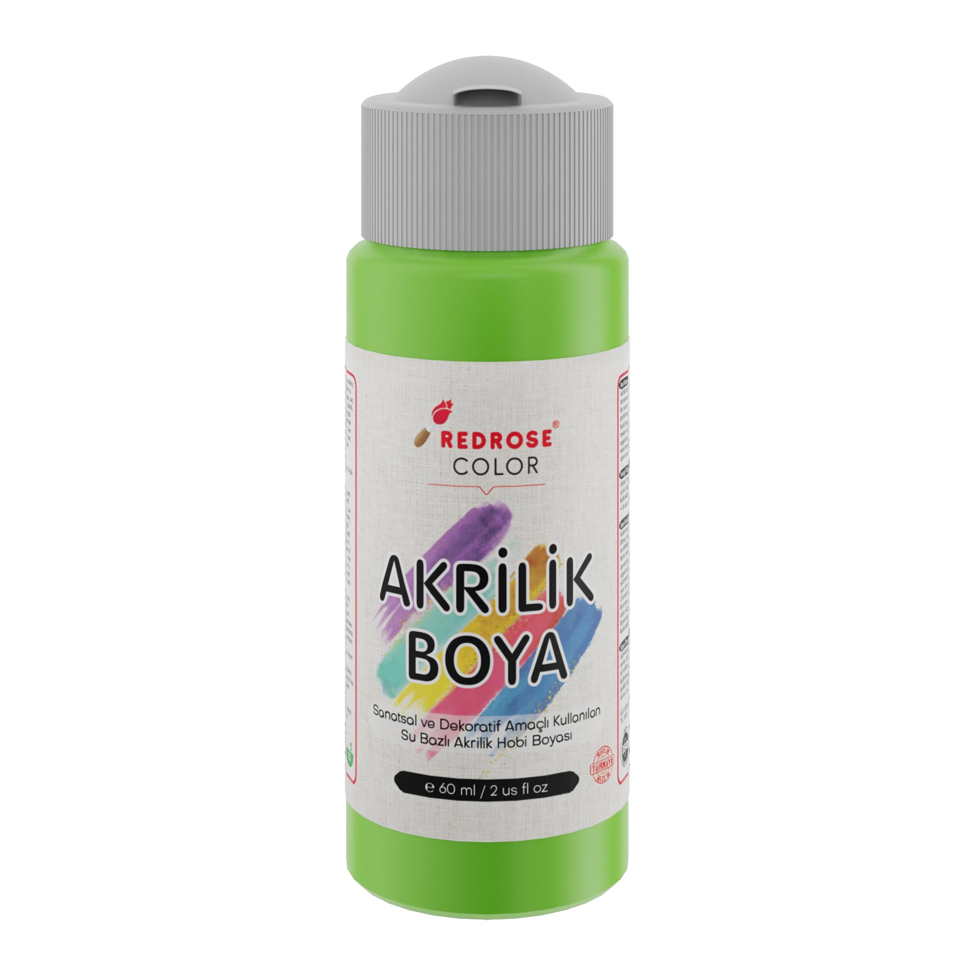 Red Rose Açık Yeşil Akrilik Boya 60 ml