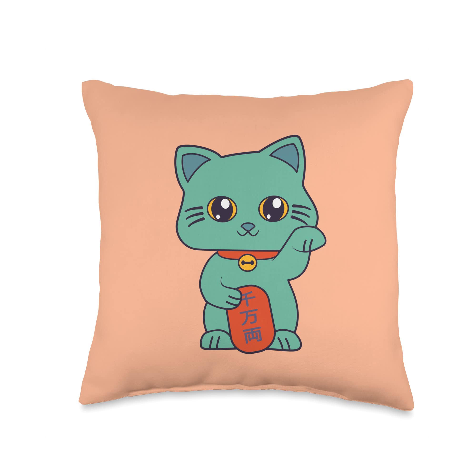 maneki neko pillow