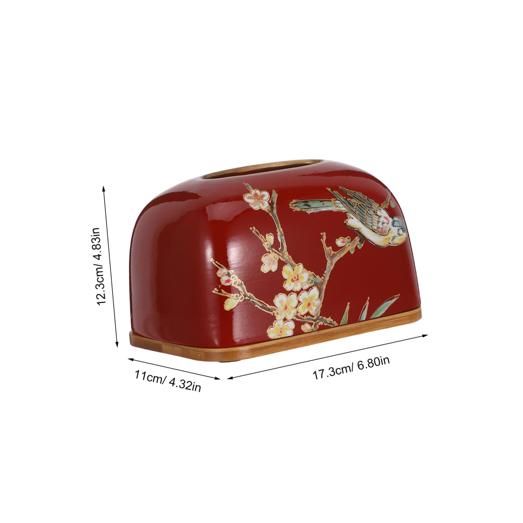 Mipcase Pojemnik Na Chusteczki Higieniczne Ceramiczny Pojemnik Dozownik Chusteczek Higienicznych Ceramiczna Osłona Na Chusteczki Z