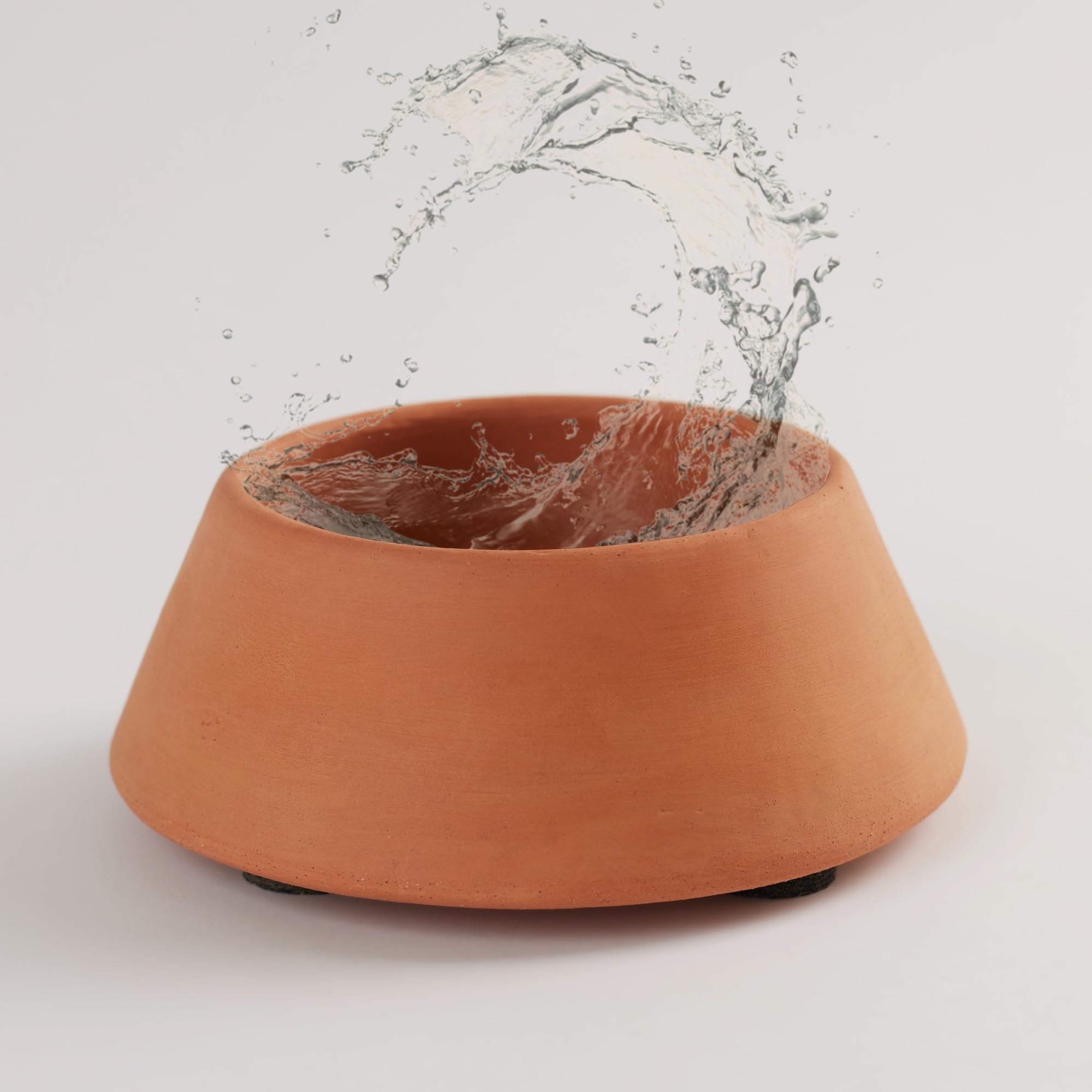 PALLY Pets Products Eco-Friendly Natural Clay Dog Bowl | Keeps Water Cool | No-Spilling of Water on Floor (S-M) (B0D12VZ7ZS) Amazon Price History, Amazon Price Tracker