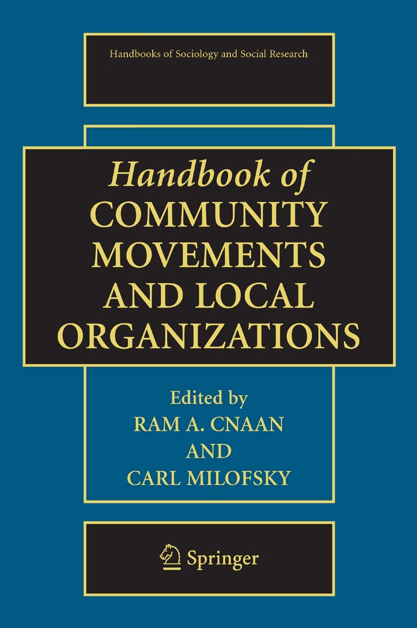 Handbook of Community Movements and Local Organizations by Cnaan, A. New<-