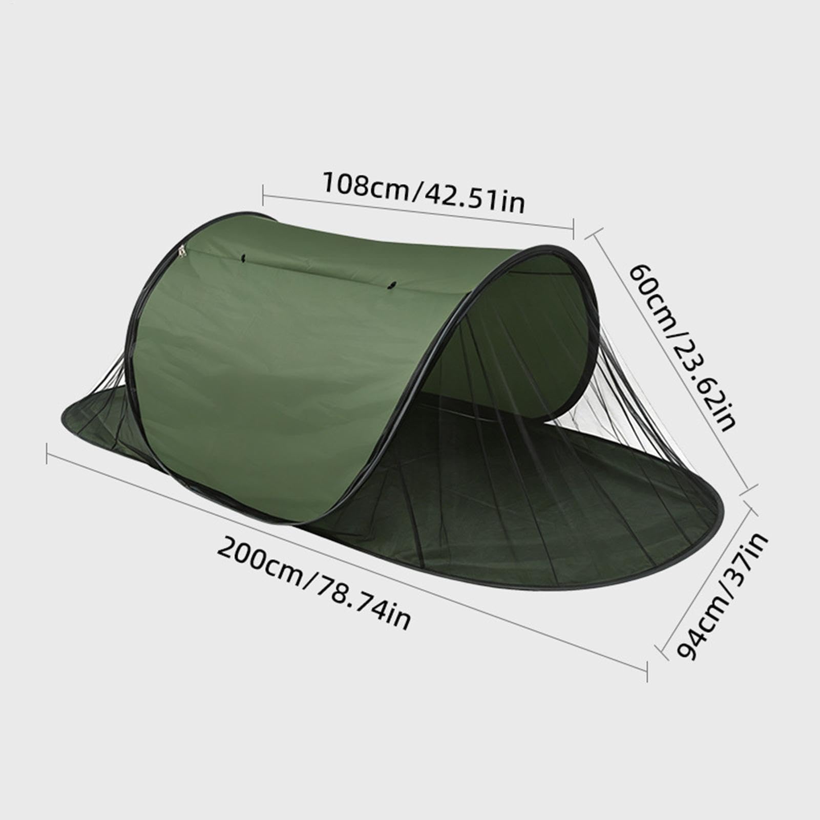 Gazebo con zanzariera pop-up, pieghevole, portatile, da campeggio, a forma di barca
