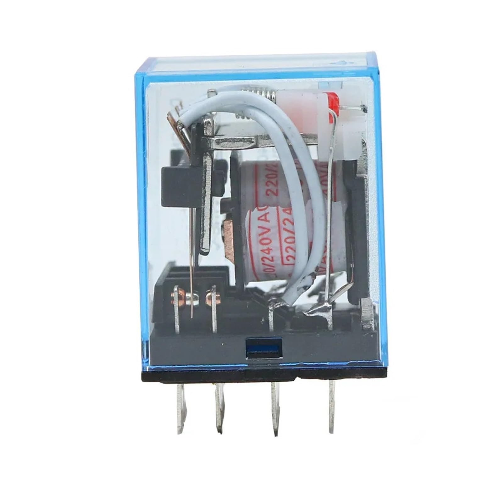 Relais électromagnétique MY4NJ 48V AC à 14 broches avec bobine 4NO 4NC